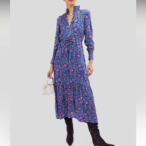 Tuckernuck Blue Floral Maxi Dress